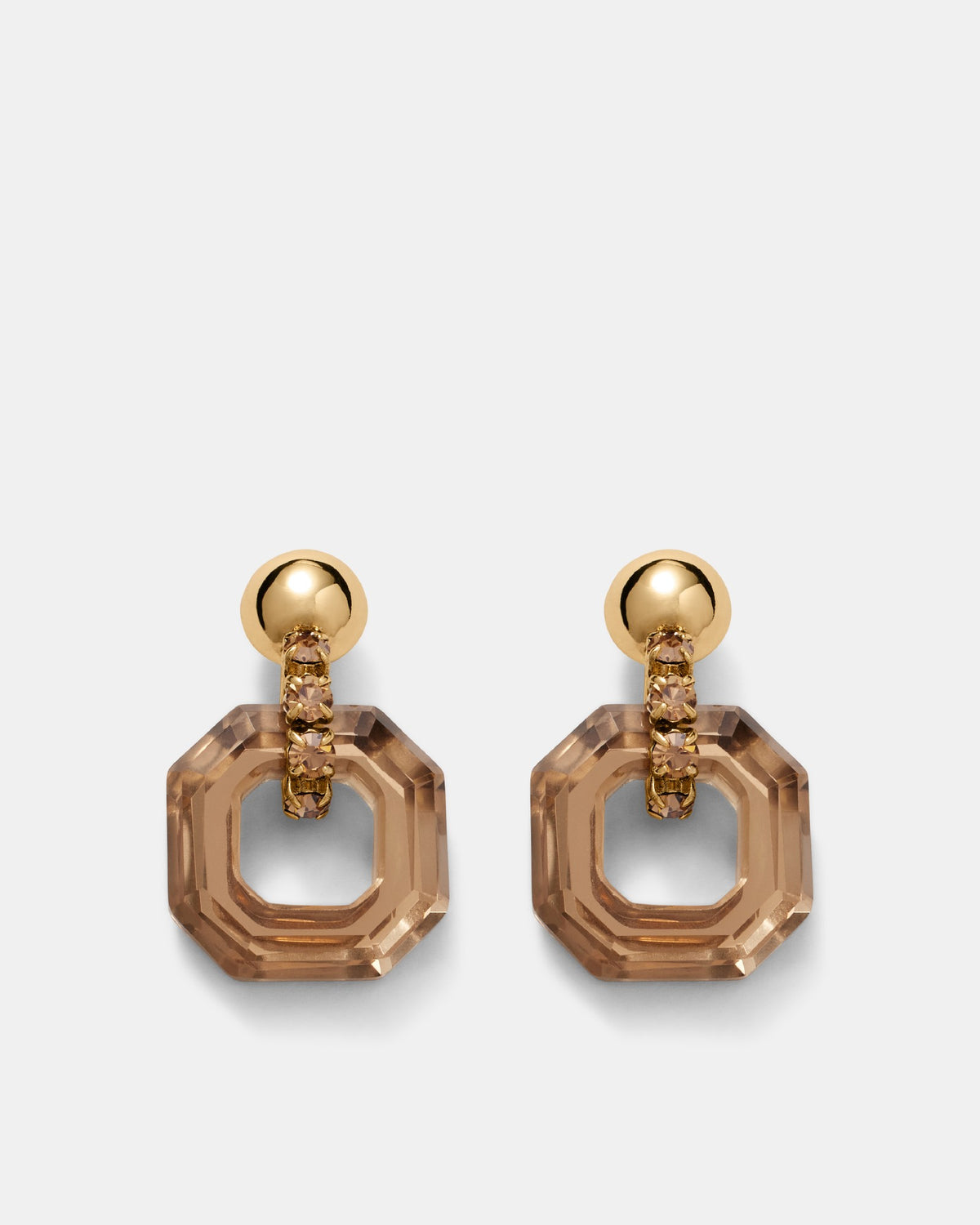 Dusk Drop Earrings - Soft Gold