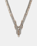 Exploration Choker Necklace - Gold Silver