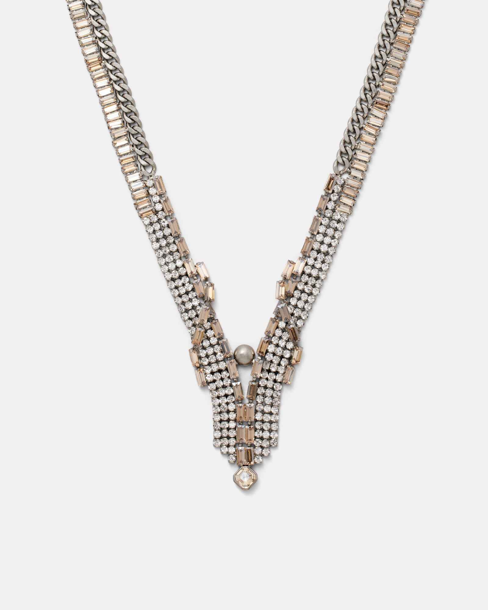 Exploration Choker Necklace - Gold Silver