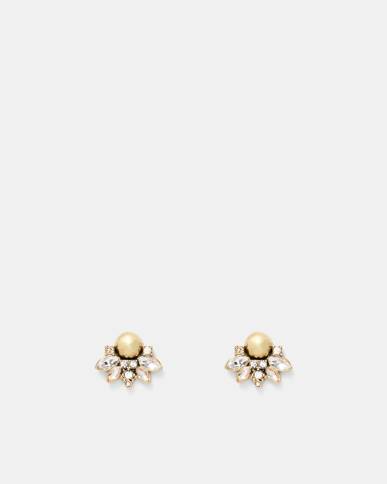 Exploration Stud Earrings - Gold Silver