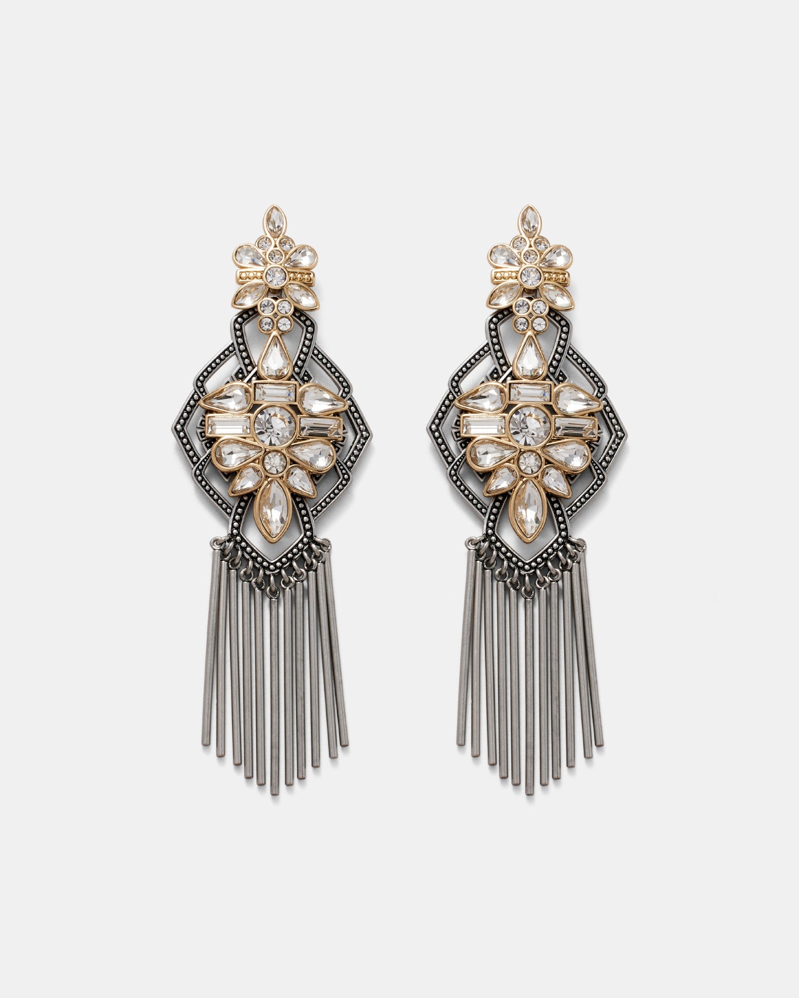 Exploration Earrings - Gold Silver