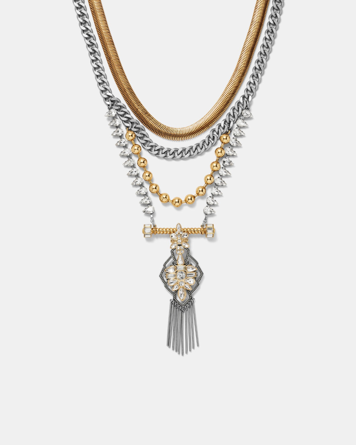 Exploration Necklace - Gold Silver