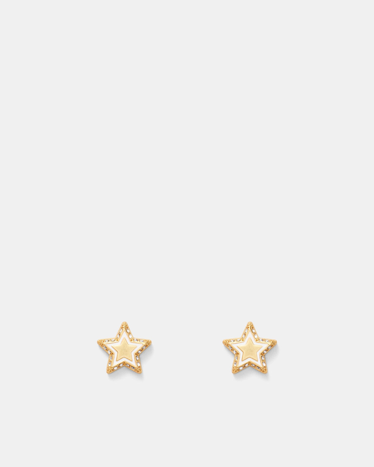 Cosmos Stud Earrings - Soft Gold