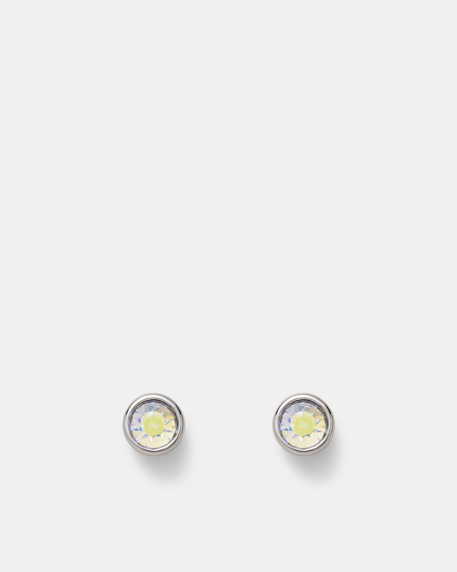 Orbit Stud Earrings - Crystal