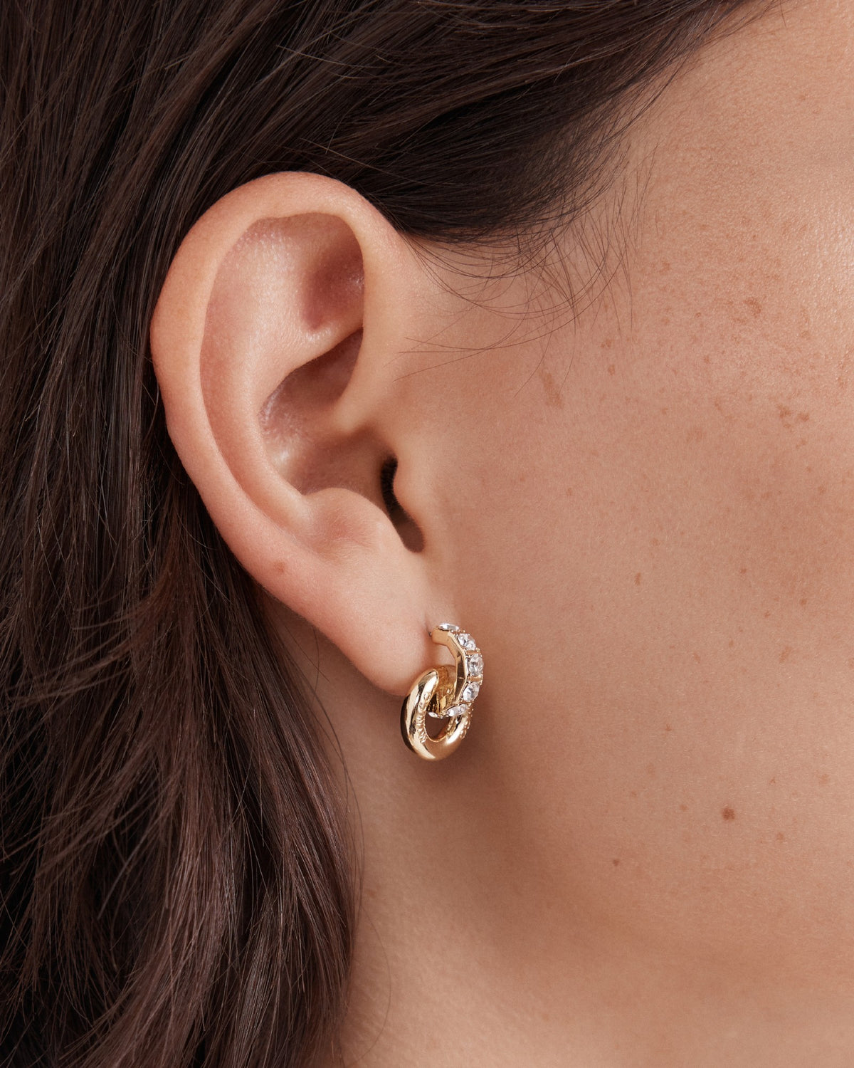 Circulate Stud Earrings - Gold