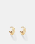 Circulate Hoop Earrings - Gold