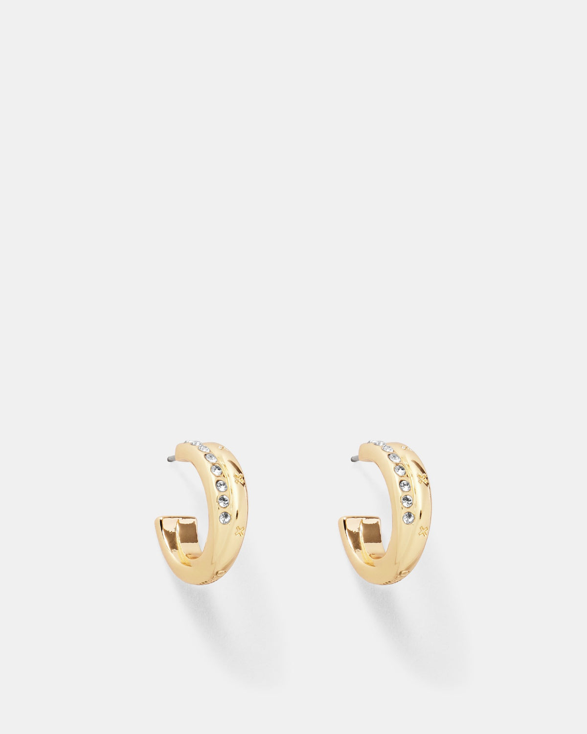 Circulate Hoop Earrings - Gold