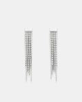 Urban Drop Earrings - Silver