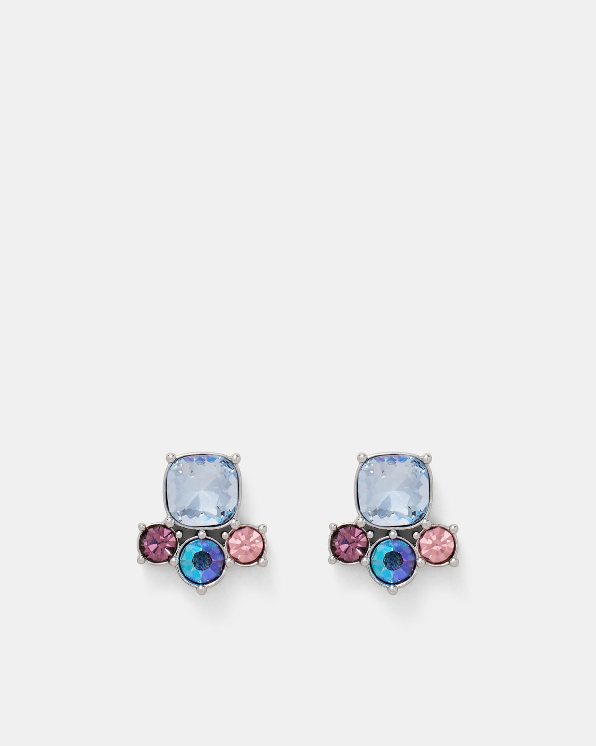 Barbarella Stud Earrings - Galactic Purple