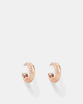 Circulate Hoop Earrings - Rose Gold