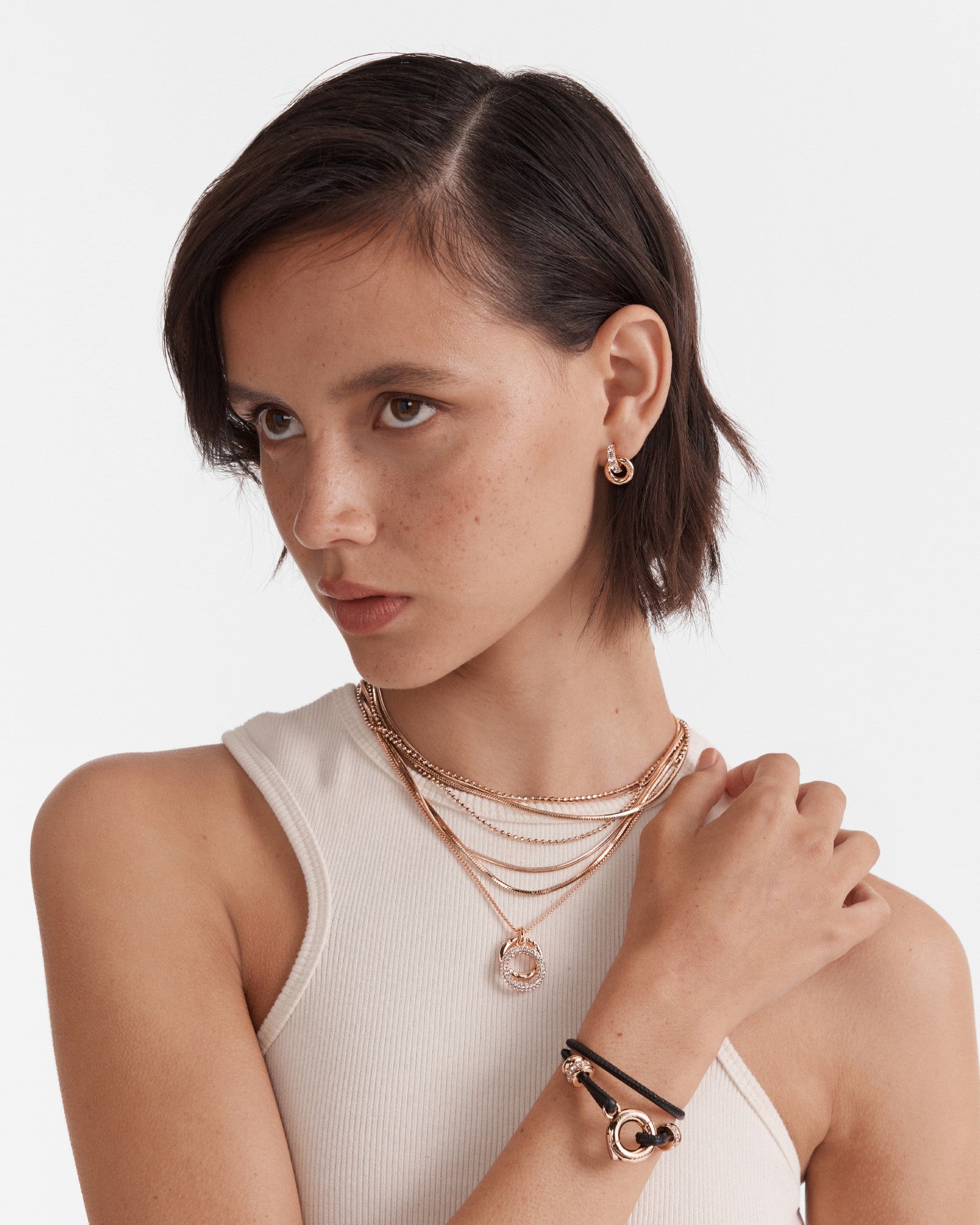 Circulate Necklace - Rose Gold