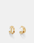 Paradisal Double Hoop Earrings - Gold