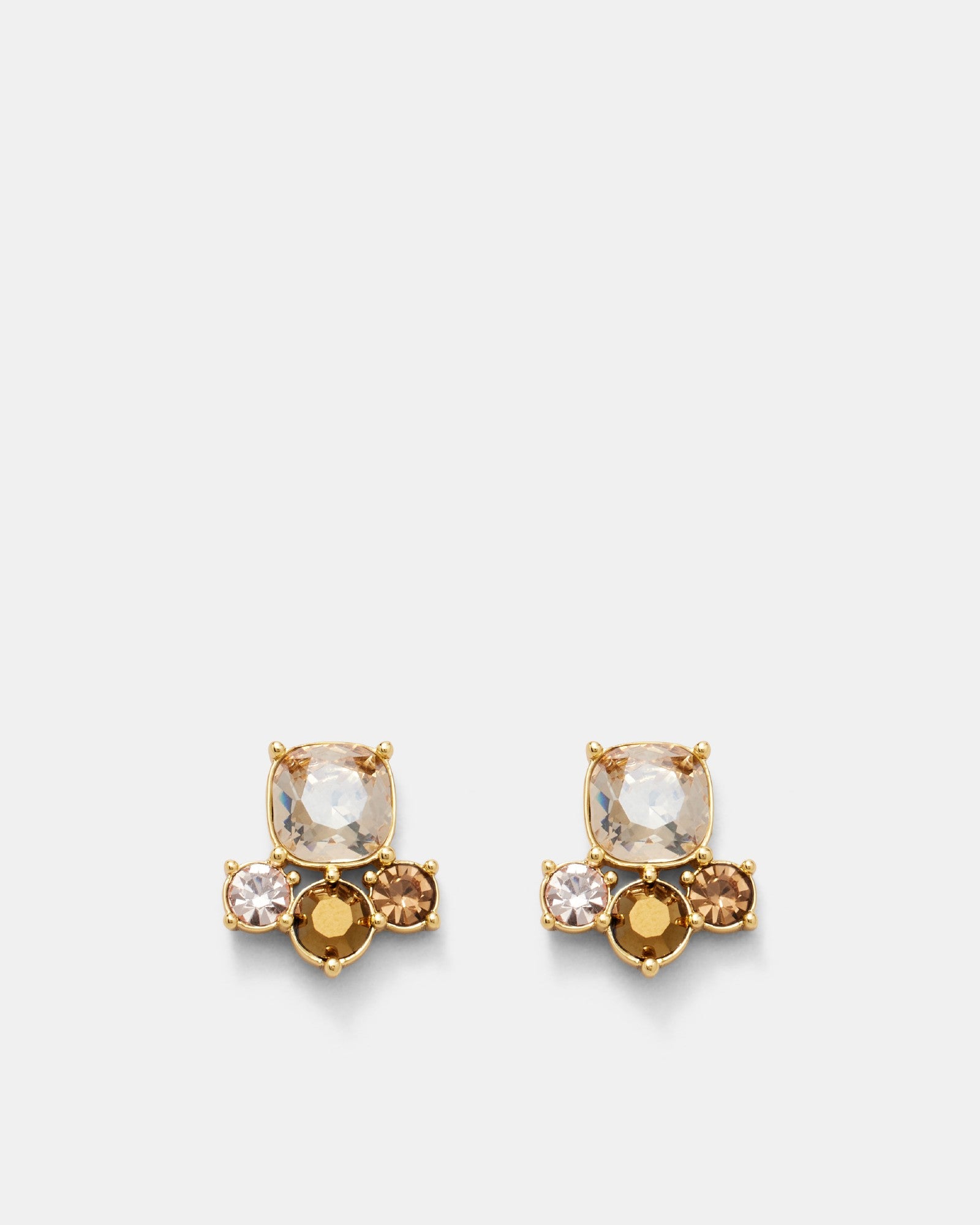 Barbarella Stud Earrings - Gold