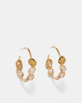 Barbarella Large Hoop Earrings - Gold