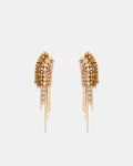 Barbarella Fringe Earrings - Gold
