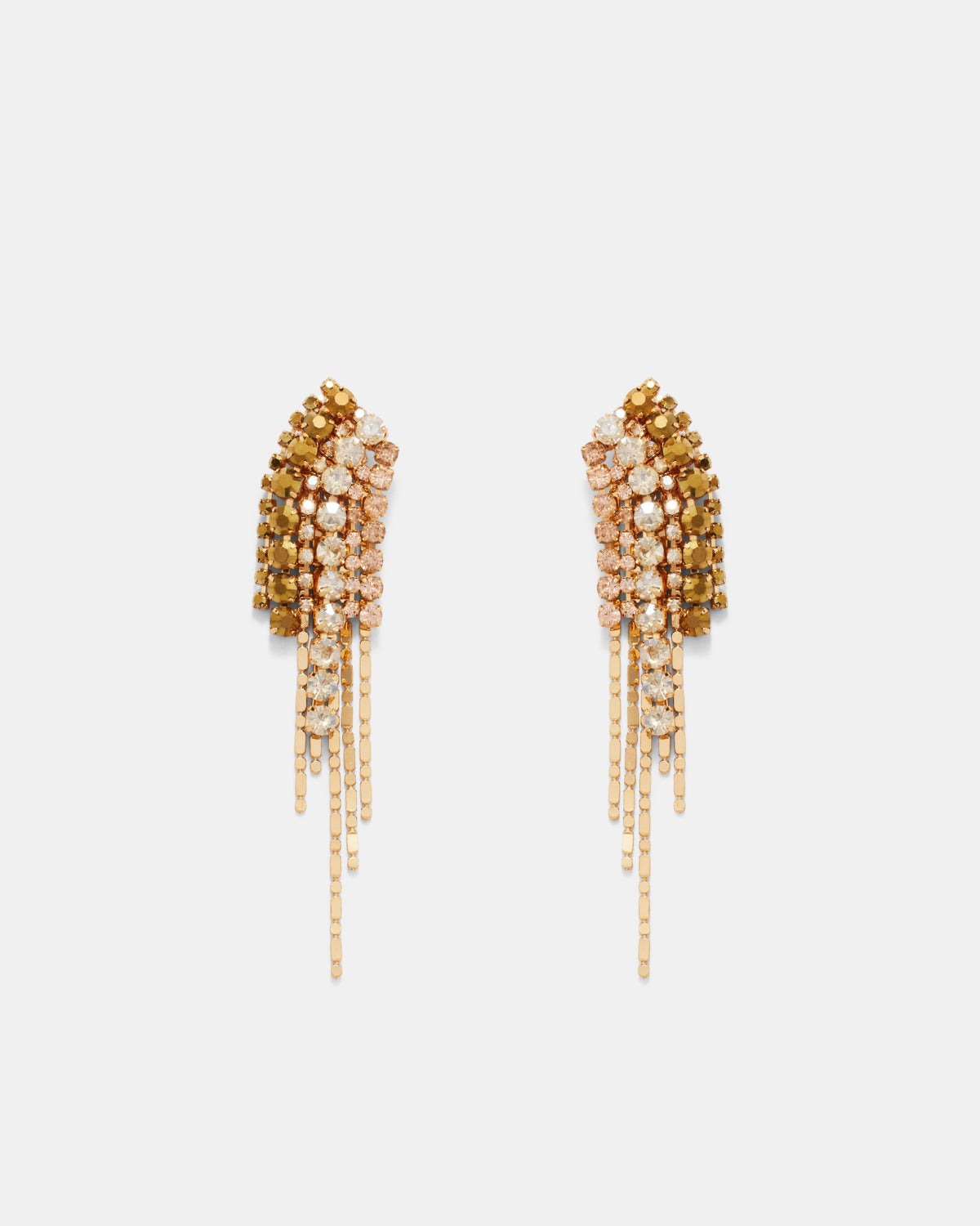 Barbarella Fringe Earrings - Gold