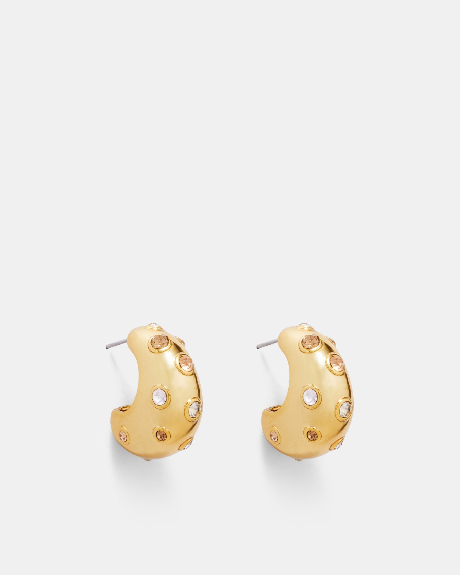 Meteor Hoop Earrings - Gold