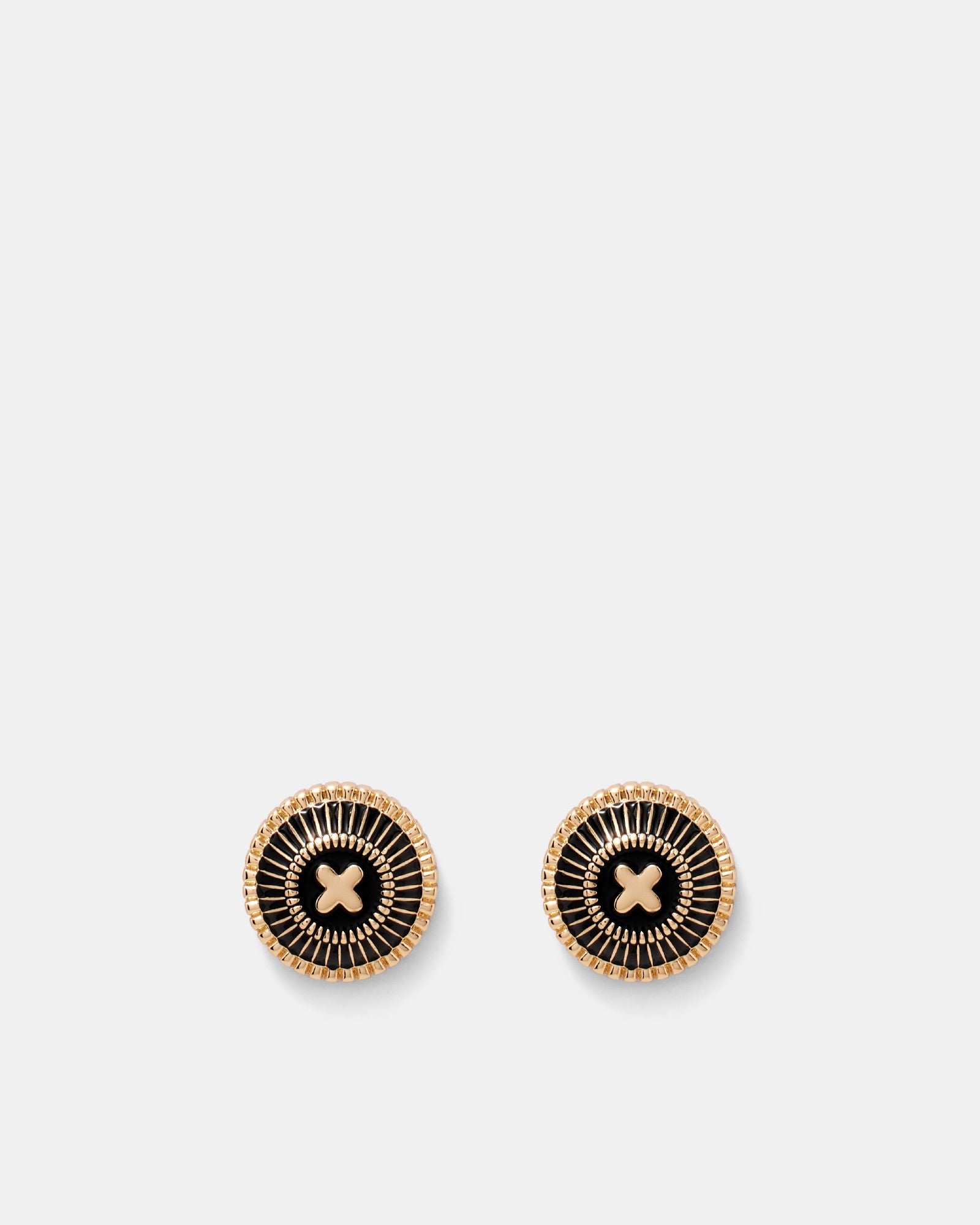 Nevada Stud Earrings - Black