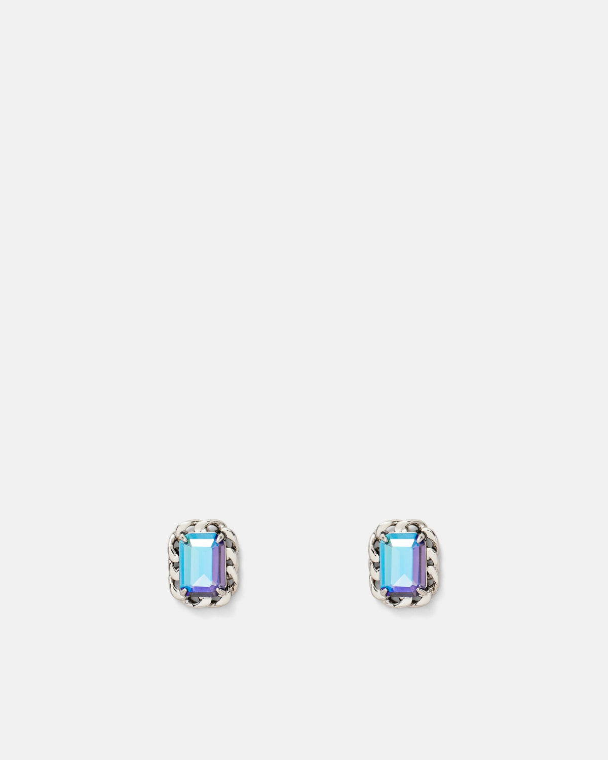 Salute Stud Earrings - Galactic Purple