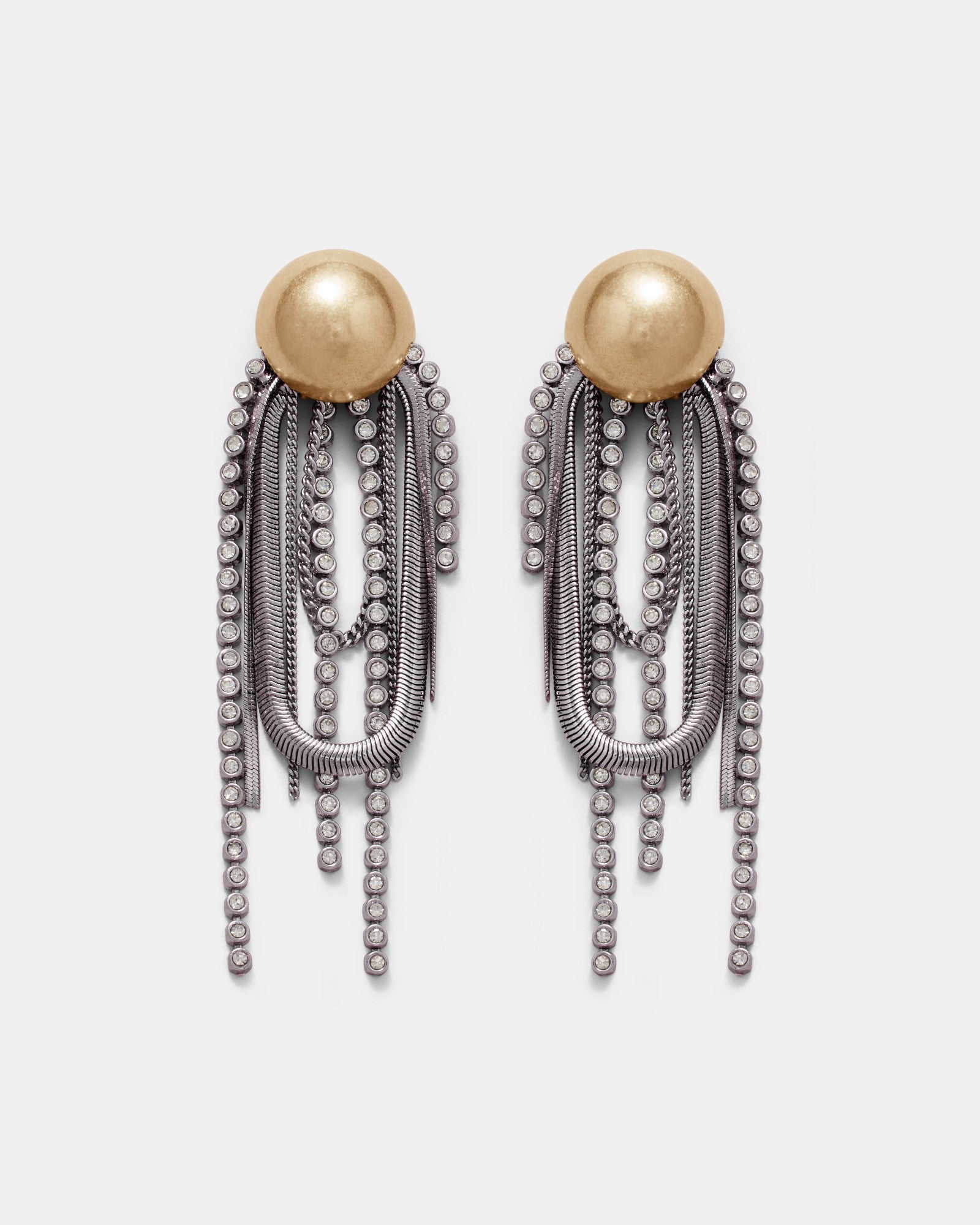 Exploration Statement Earrings - Gold