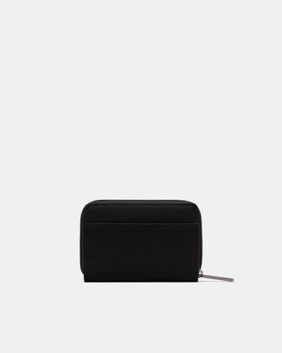 Patch Medium Wallet - Black Gunmetal