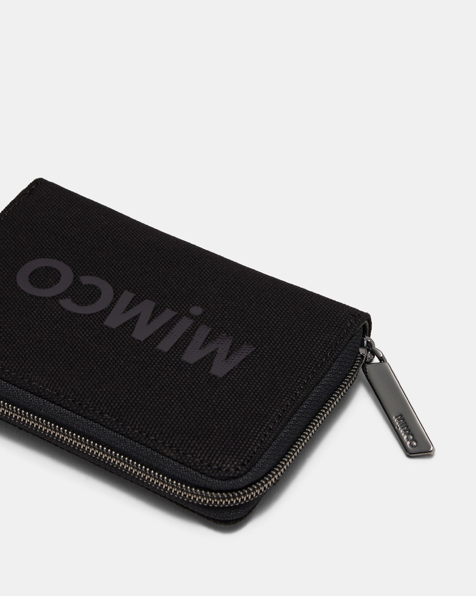 Patch Medium Wallet - Black Gunmetal