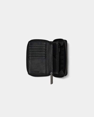 Patch Medium Wallet - Black Gunmetal