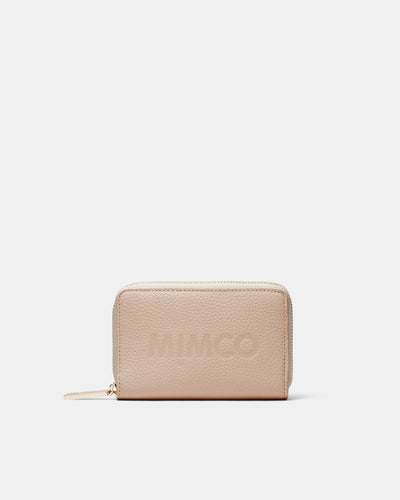 Patch Leather Medium Wallet - Waffle