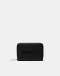 Patch Leather Medium Wallet - Black Light Gold
