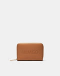 Patch Leather Medium Wallet - Caramel