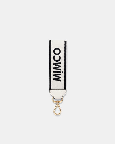 Stripe Webbing Wrist Strap - Ivory