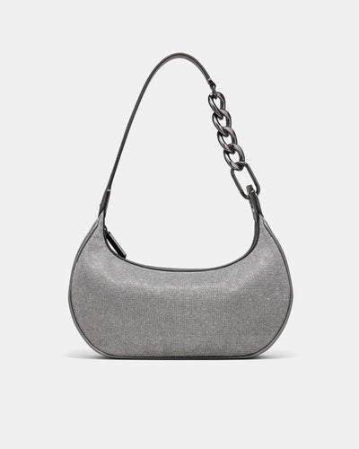 Metropolis Shoulder Bag - Silver