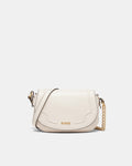 Treasure Saddle Crossbody Bag - Ivory
