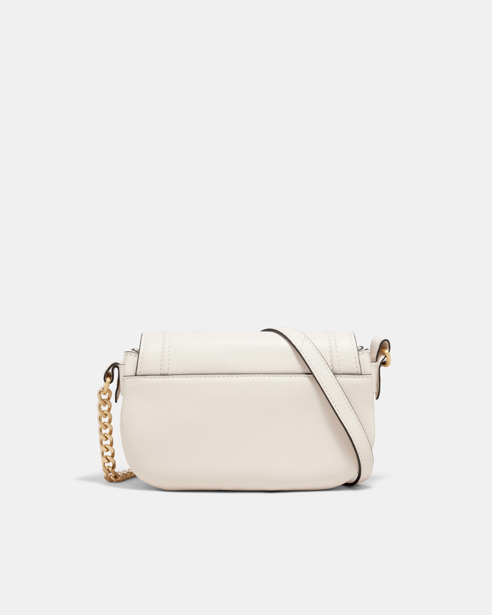 Treasure Saddle Crossbody Bag - Ivory