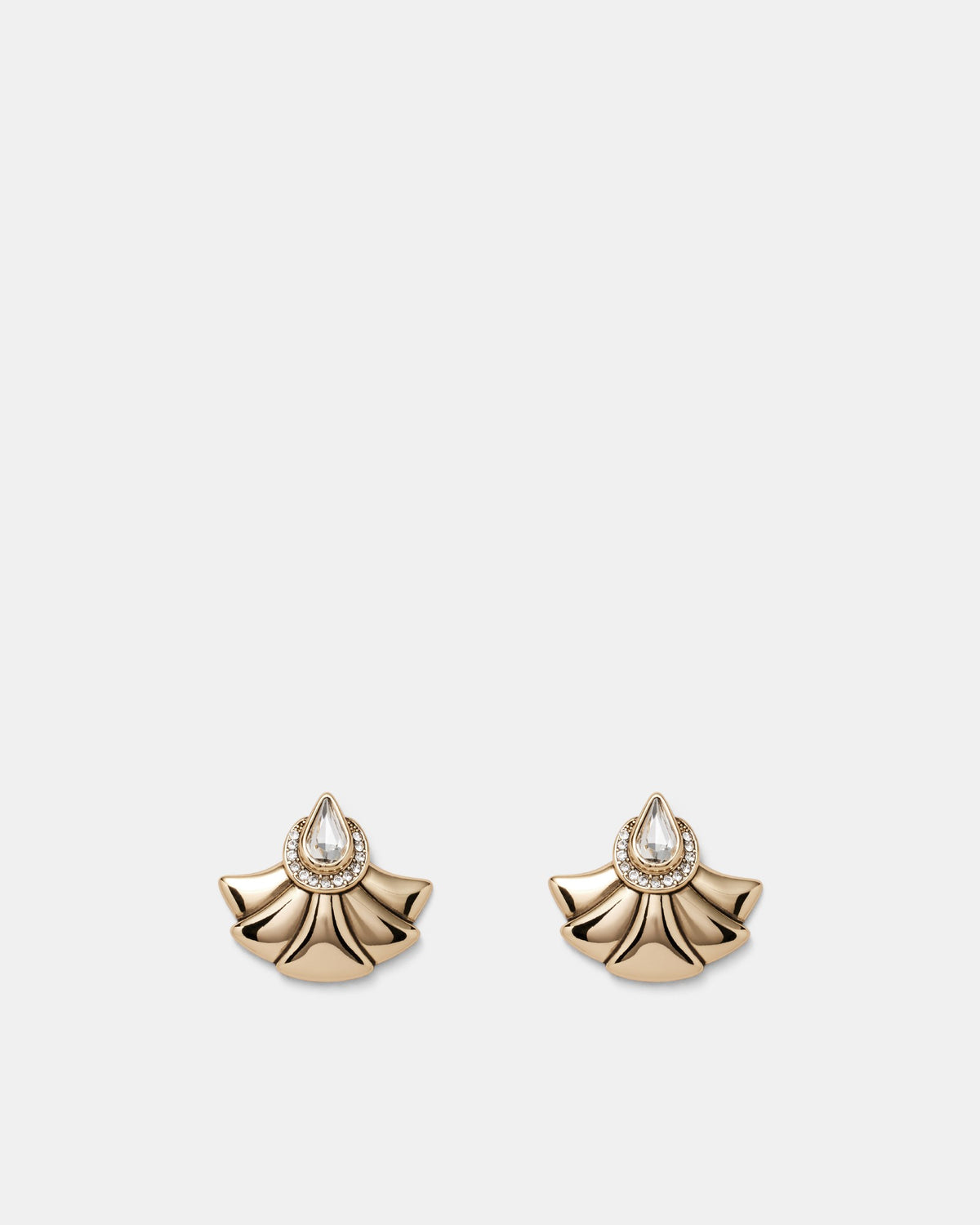 Defender Stud Earrings - Crystal