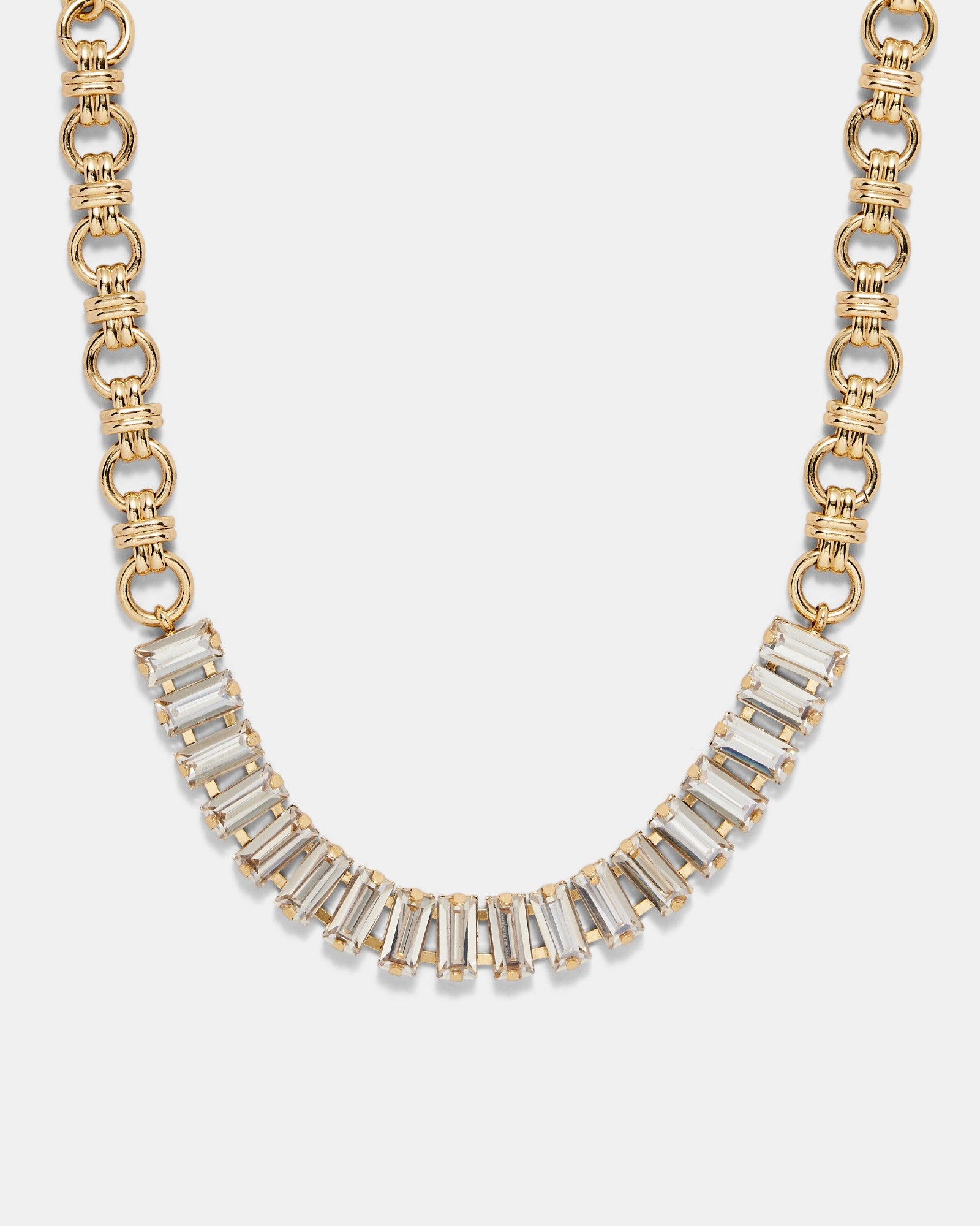 Descent Choker Necklace - Gold