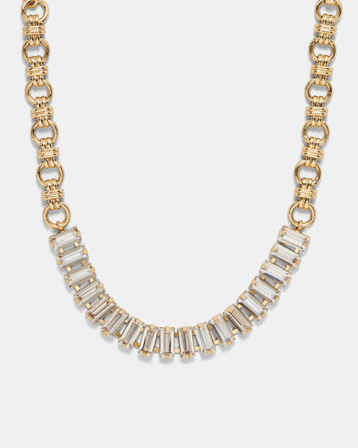 Descent Choker Necklace - Gold