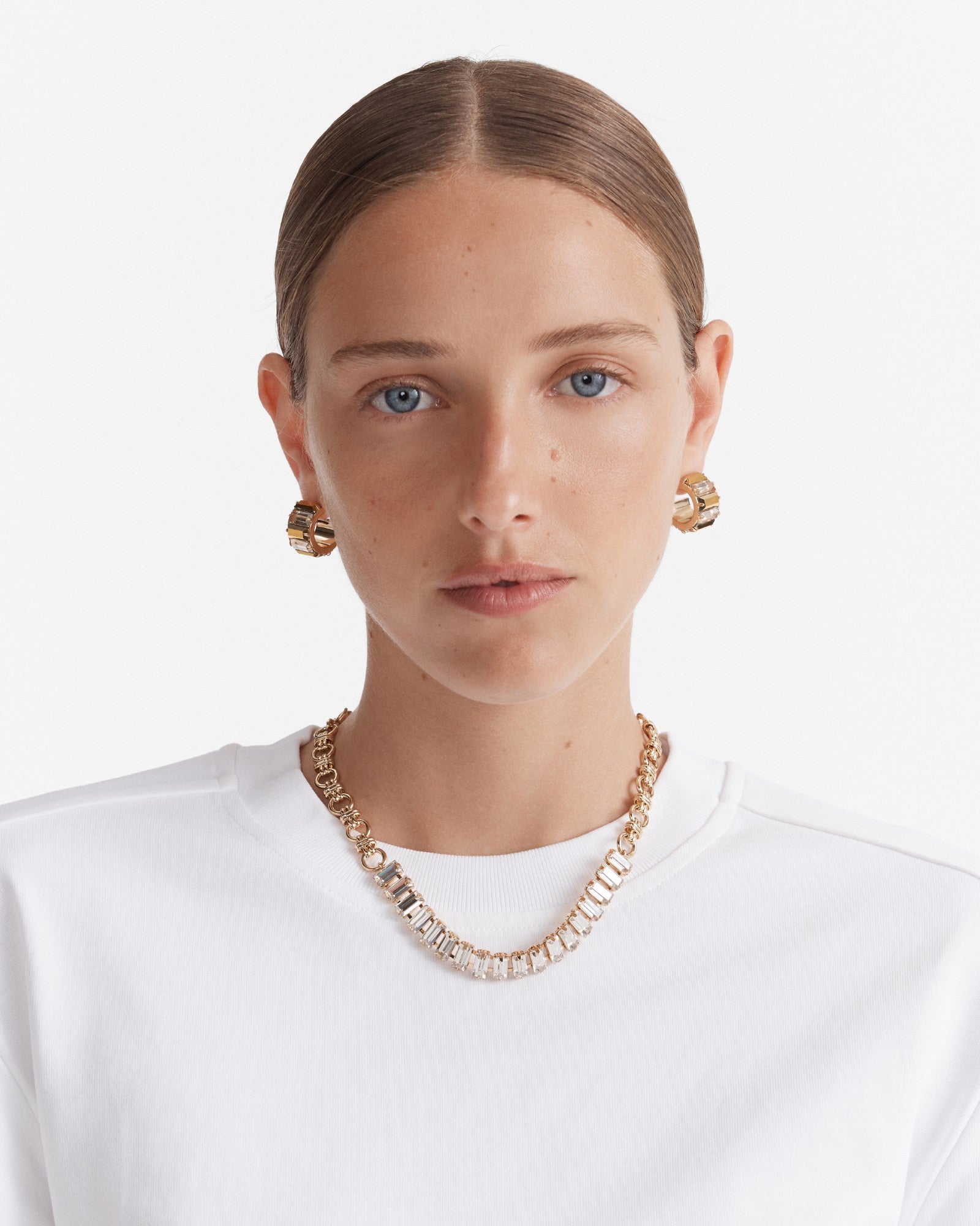 Descent Choker Necklace - Gold