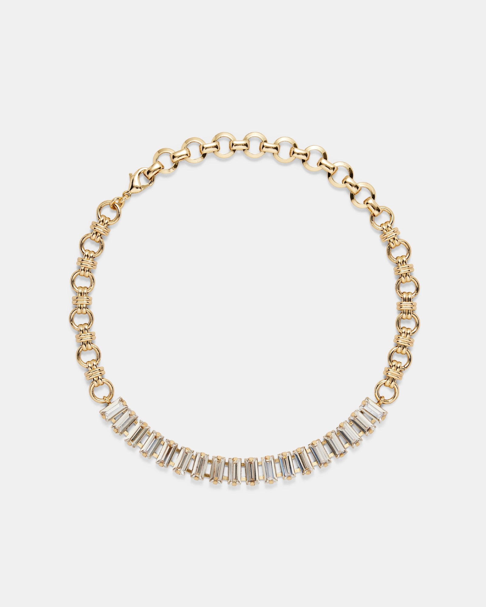 Descent Choker Necklace - Gold
