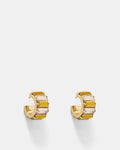 Descent Hoop Earrings - Gold