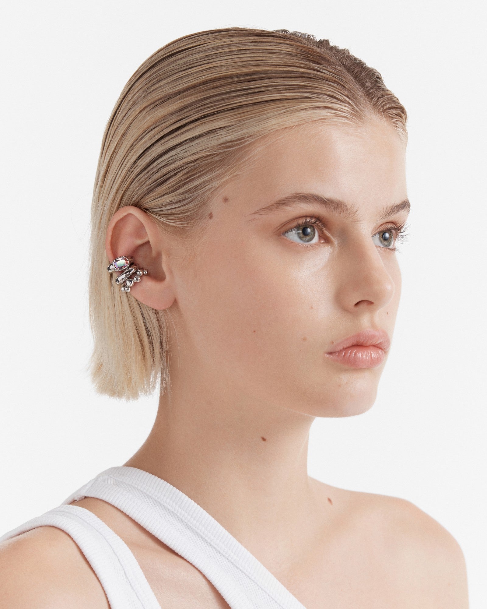 Reflective Ear Cuff Set - Electric Pink