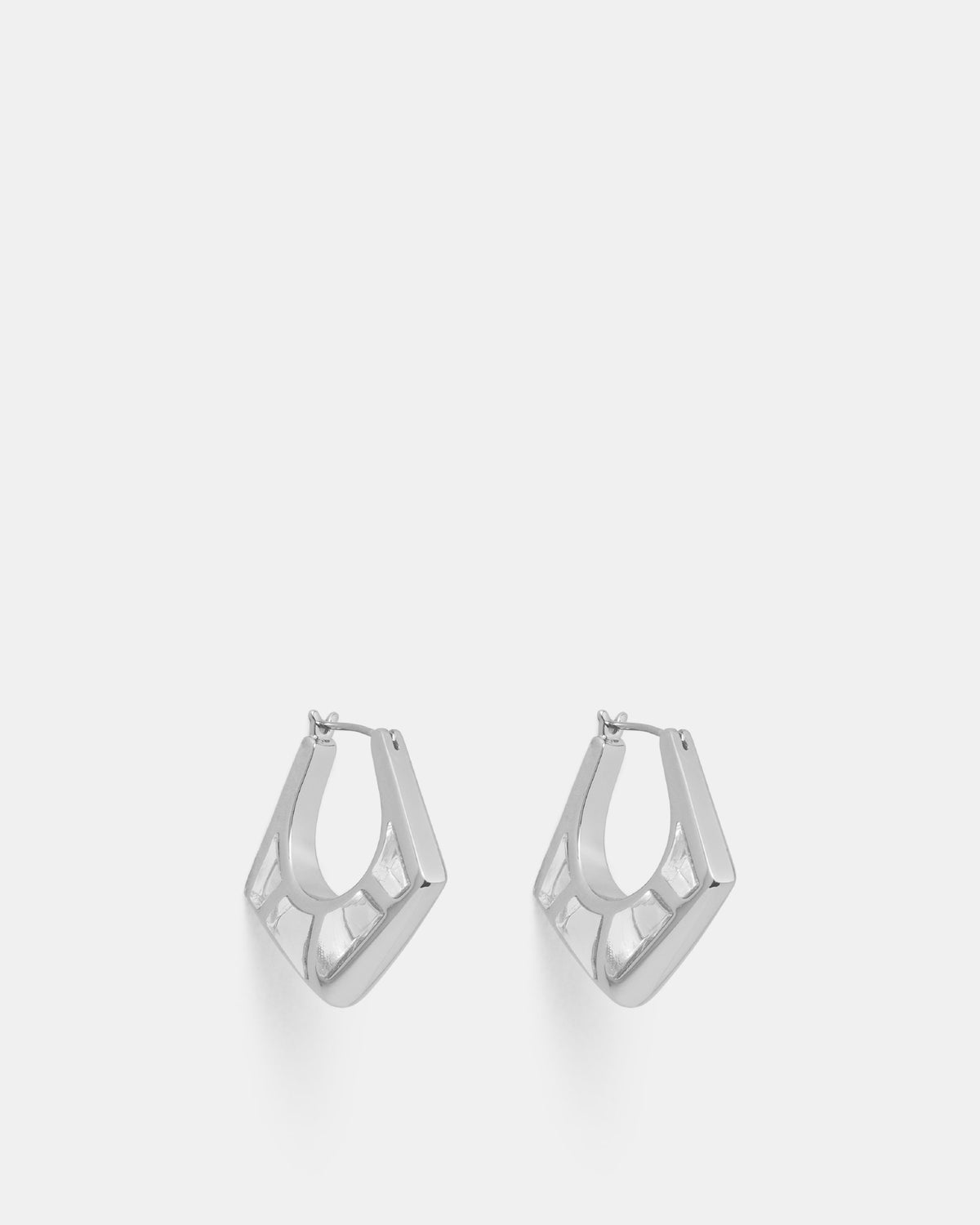 Aperture Earrings - Silver