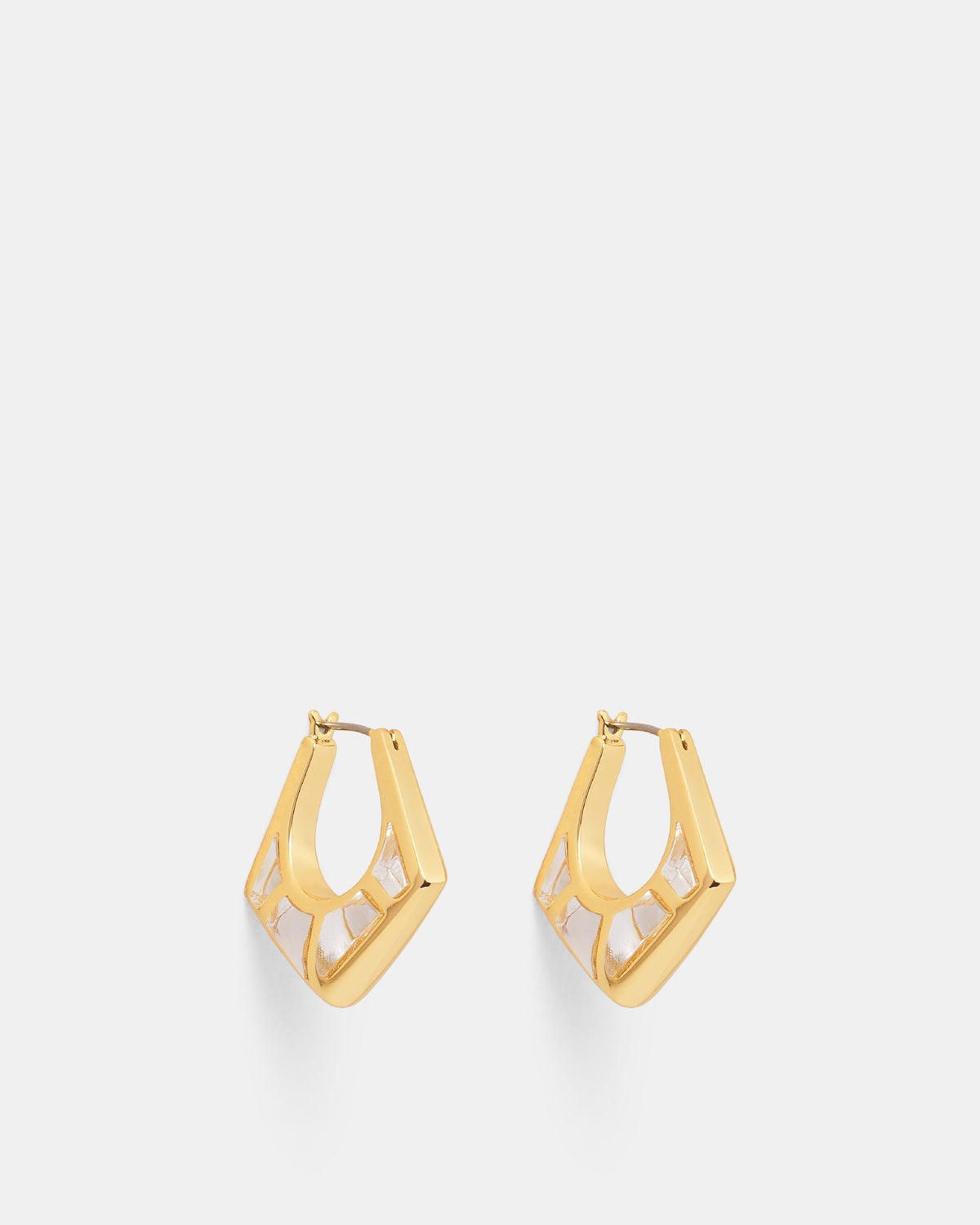 Aperture Earrings - Gold
