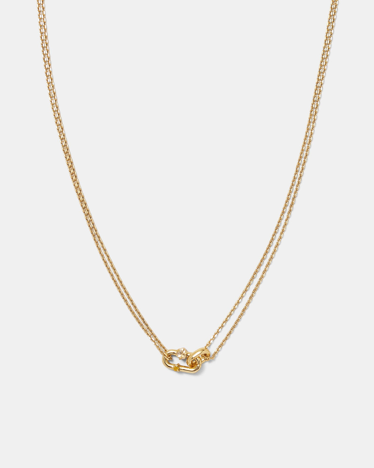 Found Link Pendant Necklace - Gold