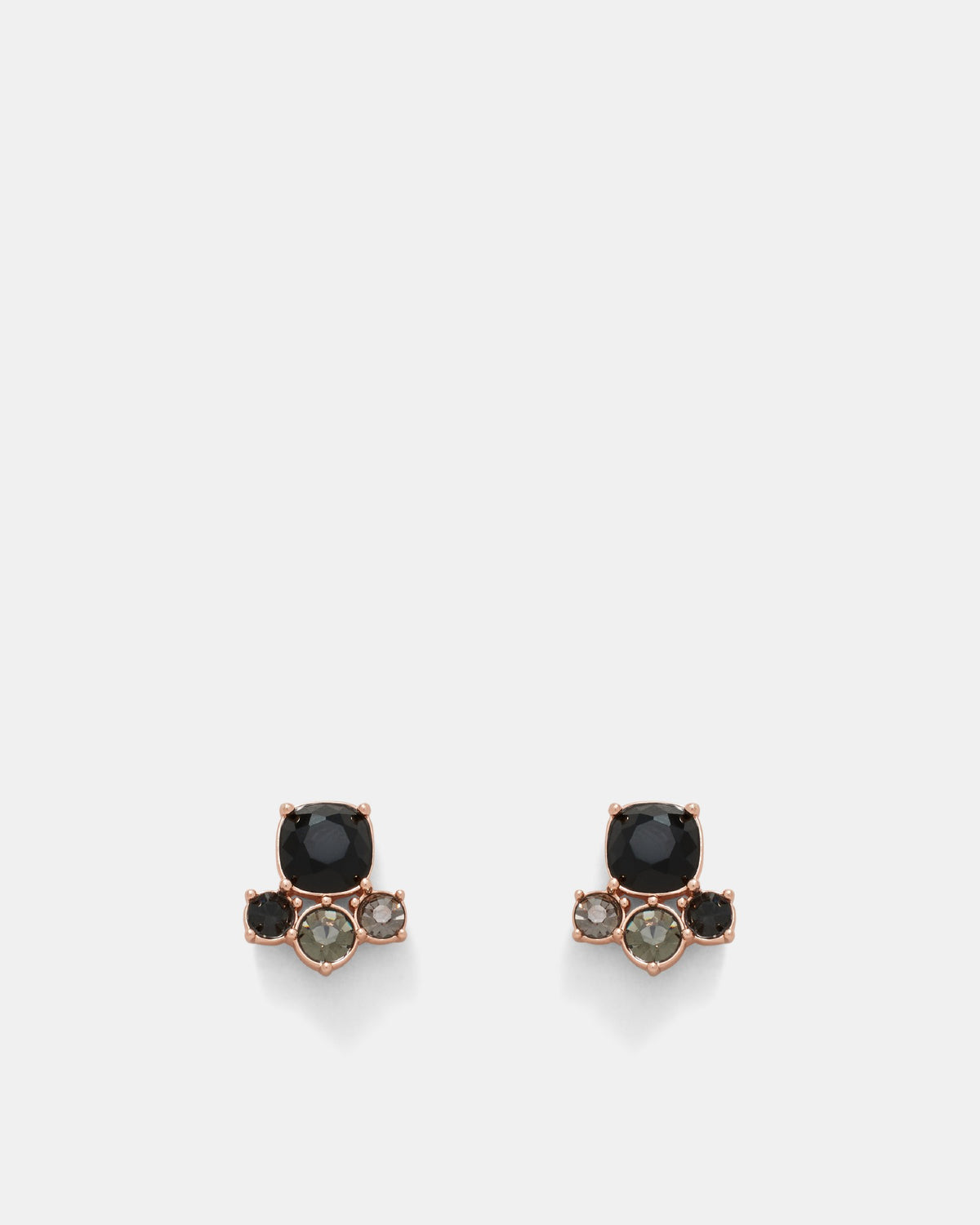 Barbarella Stud Earrings - Black