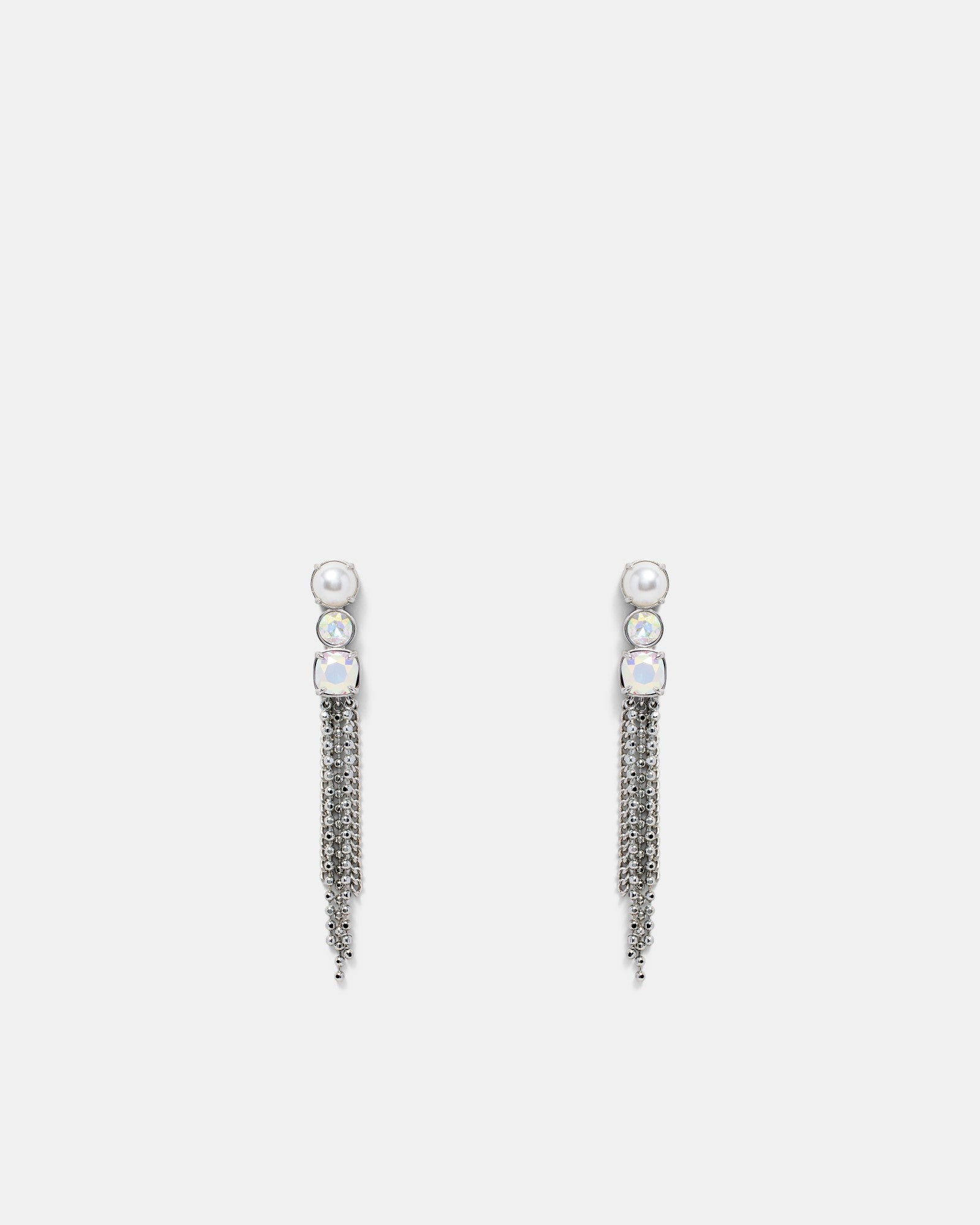 City Scape Drop Earrings - Silver