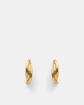 Swirling Earrings - Gold