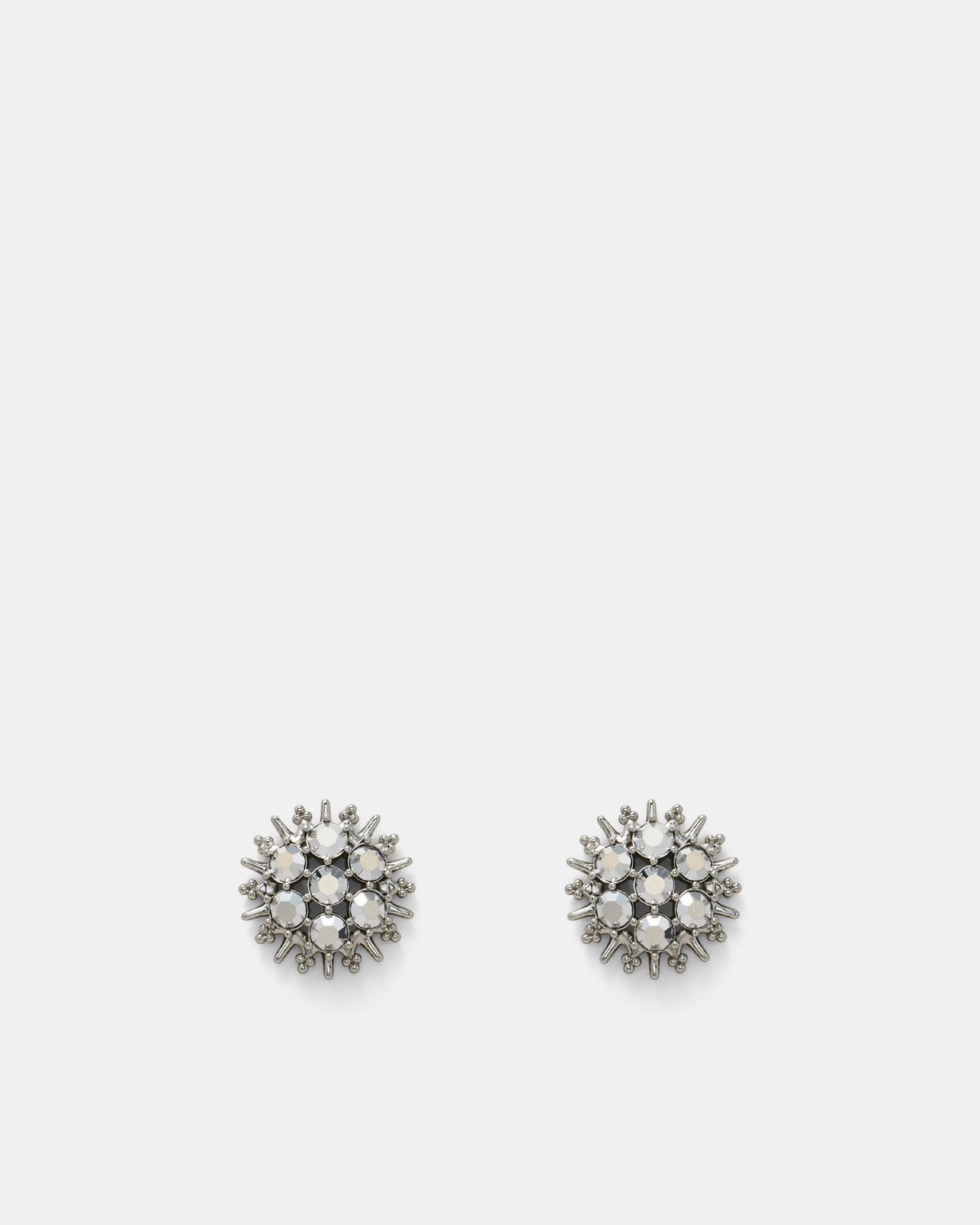 Raze Stud Earrings - Silver