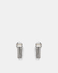 Descent Chain Earrings - Silver