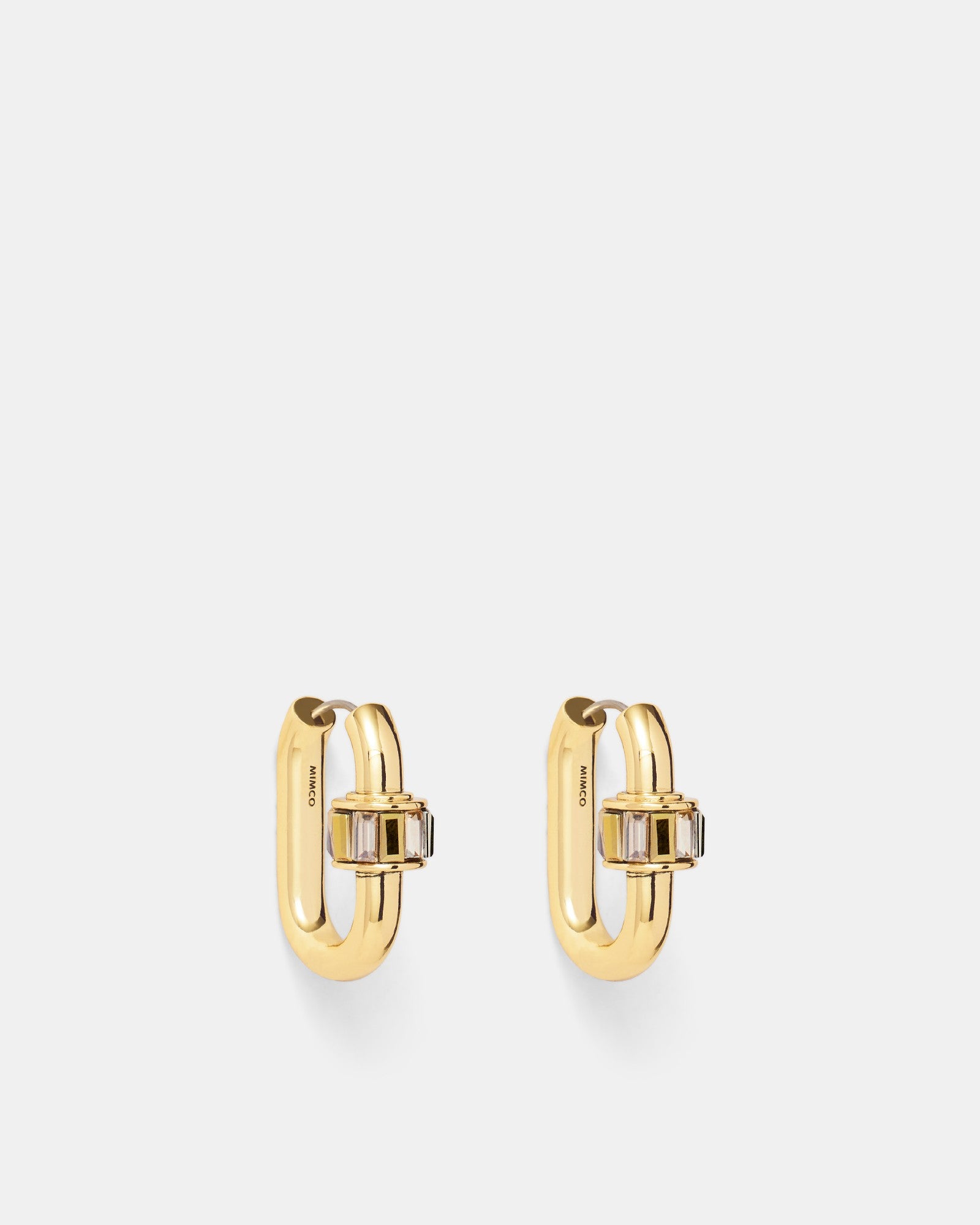 Descent Huggie Hoop Earrings - Gold